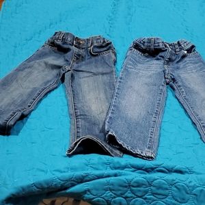 BUNDLE: 2 Toddler boy jeans. Great condition